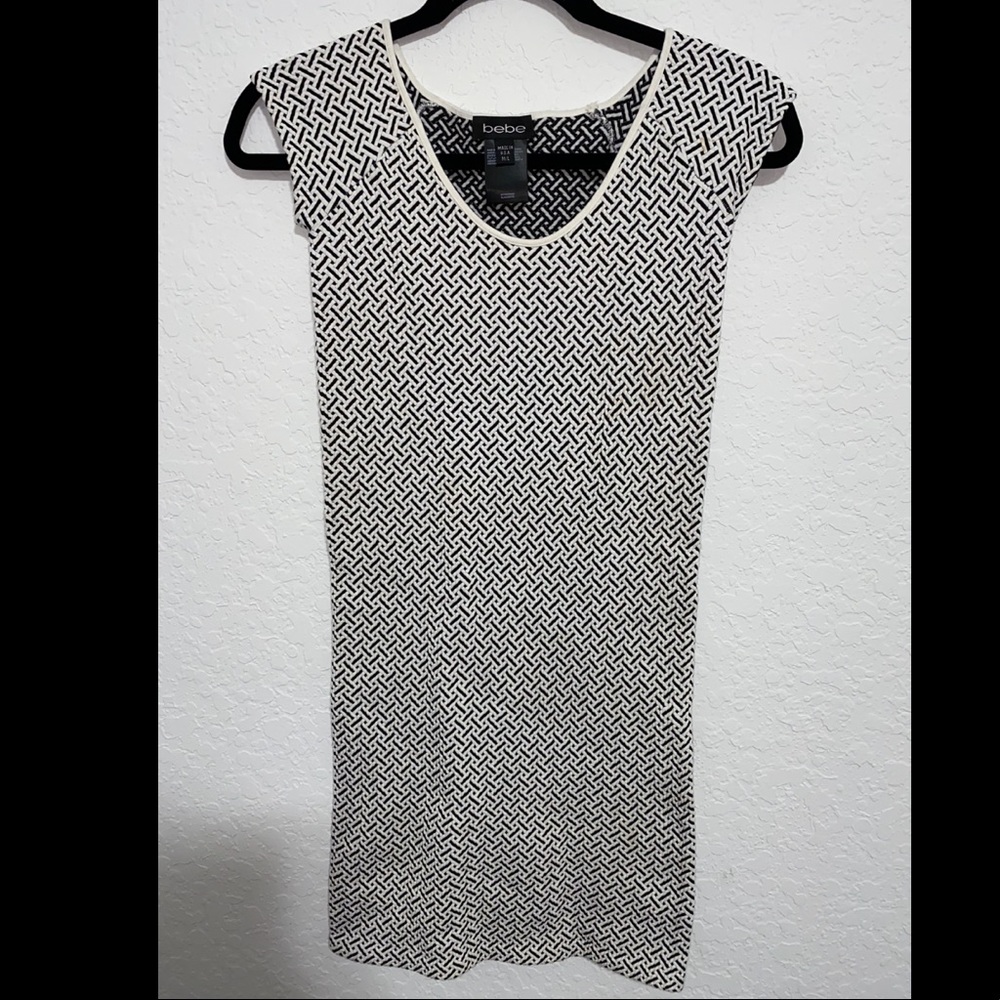Black & White Bebe Dress